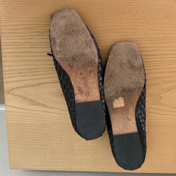 Freda Salvador Jada Square Toe Ballet Flat-  Black Woven - size 7.5 - Picture 9 of 11